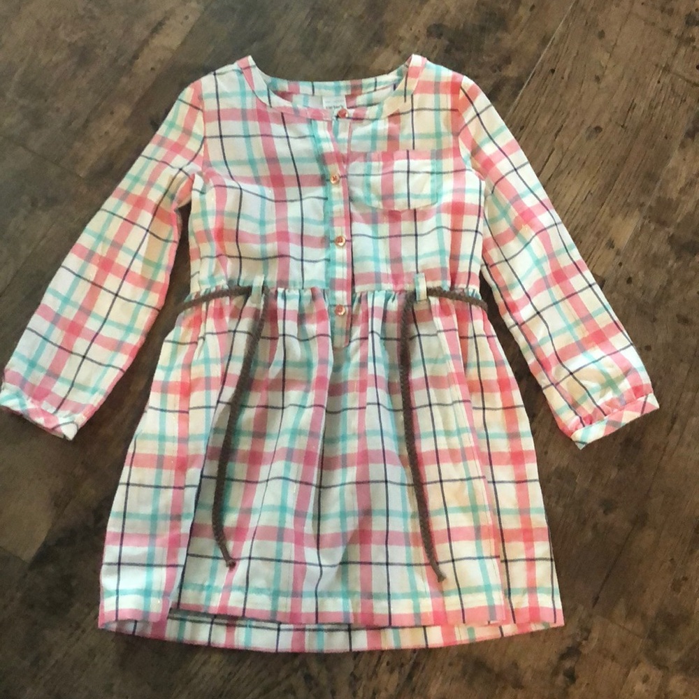 Toddler girls plaid dress